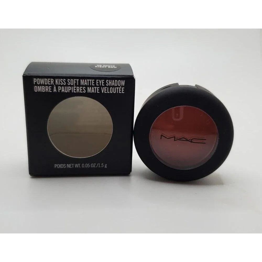 MAC SO HAUTE RIGHT NOW Eye Shadow ~Powder Kiss Bright Blood Orange Matte~ New